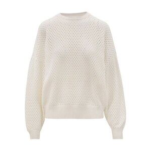 Lune Active Olly Crochet Sweater Marshmellow Size Small